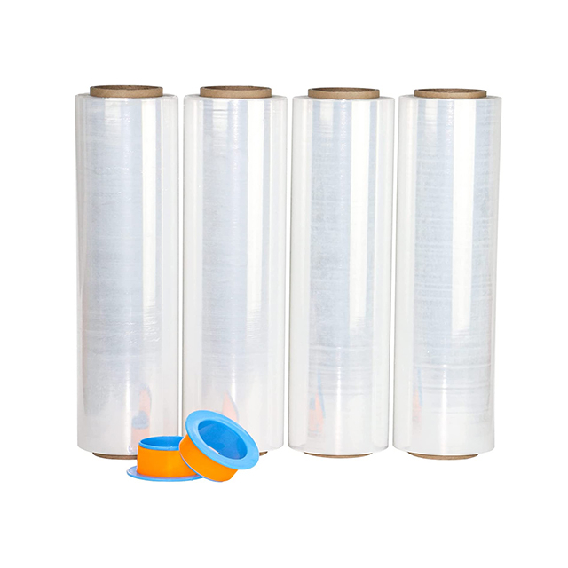 Anti-slip Recyclable Hand Odorless Stretch Film for Warehousing